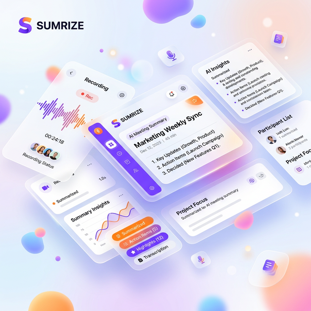 Sumrize — AI Meeting Summarizer preview